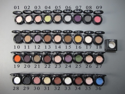 MAC Single Eyeshadow Fard a PAUPIERES 1.5G 0.05Oz 36 Colors Whole set